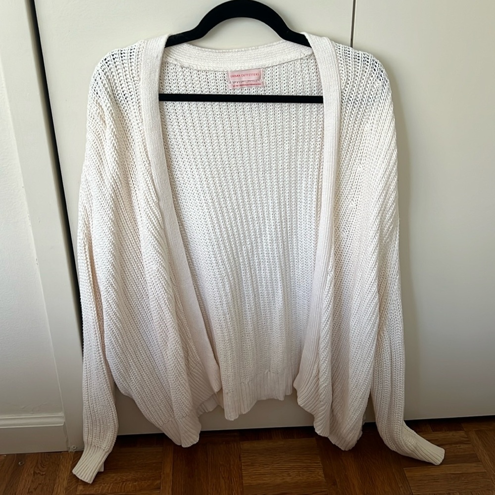Cream cardigan